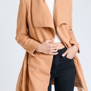 Classic tan collared coat